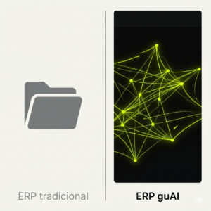 ERP tradicional vs. ERP guAI: la diferencia entre un archivo y un equipo